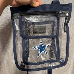 Dallas Cowboys Clear Crossbody Bag